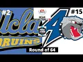 #2 UCLA vs #15 UNC Asheville - NCAA Basketball 10 Simulation!