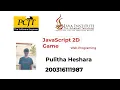 Java script 2D game