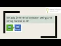 What is Difference between string and string builder in c