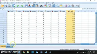 Recoding Variables in SPSS