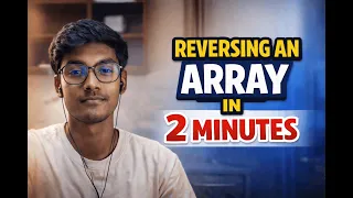 Reverse an Array in 2 Minutes Two Pointer Technique Java DSA Upstrive with Ganesh