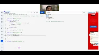 JavaScript Interview Question Reverse String Without reverse Explained Step by Step