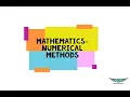 GATE Aerospace Engineering - Mathematics Numerical Integration by GATE AeroVision