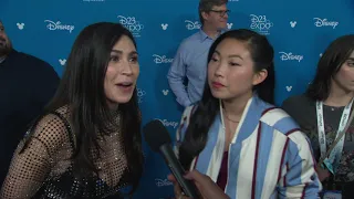 Raya and the Last Dragon Cassie Steele Awkwafina D23 Movie Interview ScreenSlam