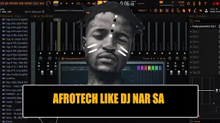how to afrotech like dj nar sa full moon fl studio tutorial free flp 