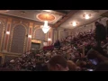 Hamilton on Broadway - View from Mezzanine Front Row at Richard Rodgers Theater