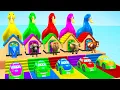 Download Lagu Long Slide Game with Cow Elephant Gorilla Hippopotamus Tiger 3d Animal Game Funny 3d Animals