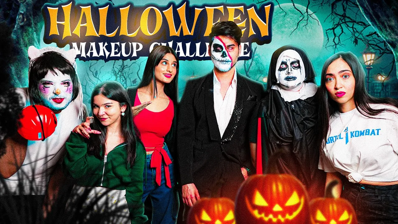 The Ultimate Halloween Makeup Challenge !
