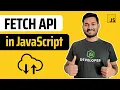 Introducing Fetch API Better than XHR The Complete JavaScript Course Ep 75