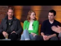 Download Lagu The stars of La La Land Ryan Gosling, Emma Stone and director Damien Chazelle