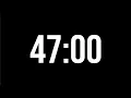 47 Minute Countdown Timer Minimal