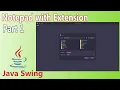 Java - How to Make Notepad With Extension Part