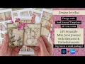 Design with Junk Journal Templates DIY Printable Mini Junk Journal with Elements Embellishments