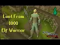 Old School RuneScape Loot From 1000 Elf Warrior