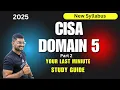 Download Lagu How to Pass CISA Domain 5 2025 Part 2