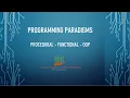 Programming Paradigms - Feature based Classification