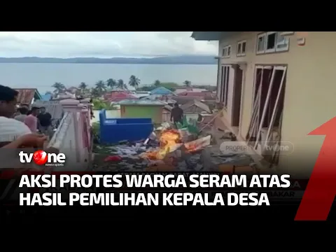 Kecewa atas Hasil Pemilihan Desa, Warga Bakar Kantor Desa