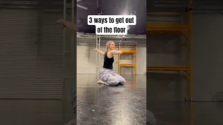 3 Ways To Get Out Of The Floor Dance Floorwork Floorworktechnique 