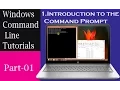 Windows Command Line Tutorial Introduction to the Command Prompt Part-1