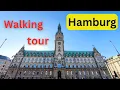 Hamburg Walking Tour 2025 Elbe Beach HafenCity City Hall Alster Arcade 4K Virtual Tour