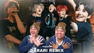 I CAN'T WITH THEM | TREASURE - 'DARARI (REMIX)' EXCLUSIVE PERFORMANCE VIDEO | Reaction