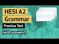 HESI A2 Grammar Practice Test HESI A2 Grammar Review All Answers Explained 2024
