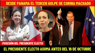 DESDE PANAMA EL TERCER GOLPE DE MACHADO: QUE EL PRESIDENTE ELECTO ASUMA ANTES DEL 16 DE OCTUBRE