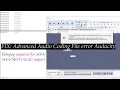 Fix Audacity Advanced Coding File error - MP4-M4A-MOV-ALA