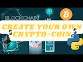 How to MAKE crypto coin using solidity and deploy to blockchain metamask solidity and Python