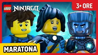 NINJAGO: I segreti dello Spinjitzu proibito – MARATONA DELLA STAGIONE 3! 🥷🌊| Episodi completi | LEGO