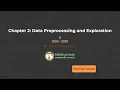Chapter 2 Data Preprocessing and Exploration