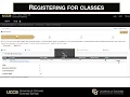 MyUCCS Portal - Registering for classes