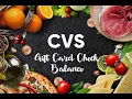 How check CVS Pharmacy Gift Card Balance