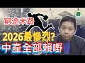 羅家聰博士：窮途末路！中國經濟危機全面爆雷，中產全部賴嘢， 2026最慘烈 ？......