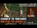 How to get the lockpick and open treasure chests in Shadow of the Tomb Raider