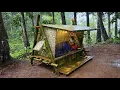 Lagu Gezellig solo bushcraften in de stromende regen - Slapen, eten en ontspannen met ASMR
