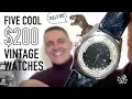 Download Lagu 5 Super Cool $200 Vintage Watch Bargains - Hamilton, Bulova, Benrus, Smiths \u0026 More