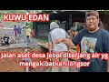 Lagu KUWU EDAN‼️Aset jalan desa jebol diterjang air yang menyebabkan longsor#viral #kuwuedan