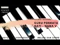 Tutorial Keyboard GURU PERMATA HATI - NANA VALANZA (Melodi dan Akor Do=C)