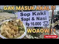 Lagu Sop kaki sapi yang gak sopan, harganya cuma Rp. 10.000 ??