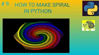 how to make perfect spiral in python python tutorial