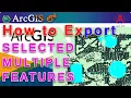How to Export Selected Feature to New Shapefile in ArcGIS Export multiple Selected features JastGIS