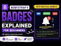 Bootstrap Badges Explained Bootstrap 5 Tutorial for Beginners