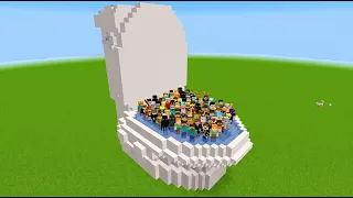 I Trapped 100 Kids in Minecraft's Weirdest Places