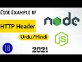 How to use Http Header in Node JS with Practical Example