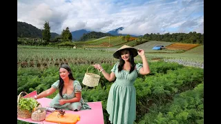 masak hasil kebun berkahnya tinggal di desa