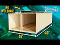 Download Lagu Connecting Two Shipping Containers Together! Double Wide Home, Garage, Warehouse - DIY - NO WELDING!