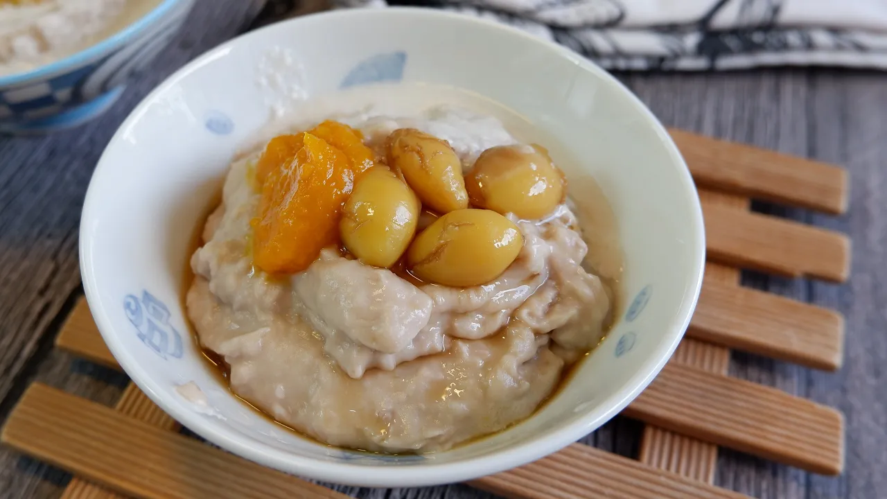 Simplified Recipe: Teochew Yam Paste w/ Gingko Nuts  Chiu Chau Dessert: Orh Nee   Orh Ni