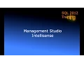 Module 1 SQL Server Introduction 04 Management Studio Querying Data Intellisence