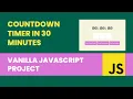 Build a Countdown Timer in JavaScript Step-by-Step Guide
